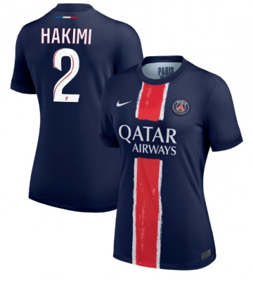 Paris Saint-Germain Achraf Hakimi #2 Replika Hjemmebanetrøje Dame 2024-25 Kortærmet